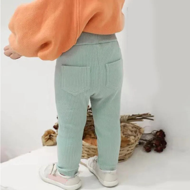 Baby Girls’ Cotton Leggings – Soft & Stretchy Pants for Spring & Autumn (2025)