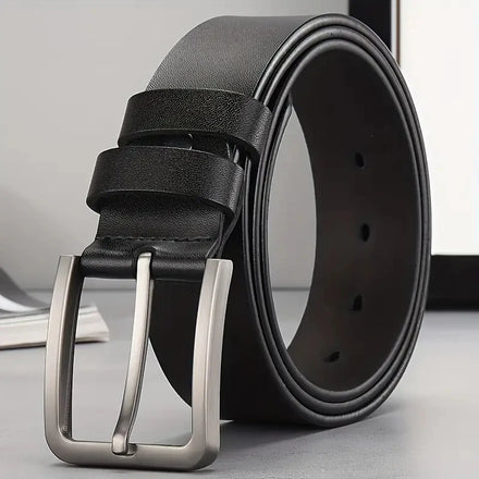 Belts Genuine Leather Men's Pin-Buckle Belt — Elegant Luxury — view 1 of belts