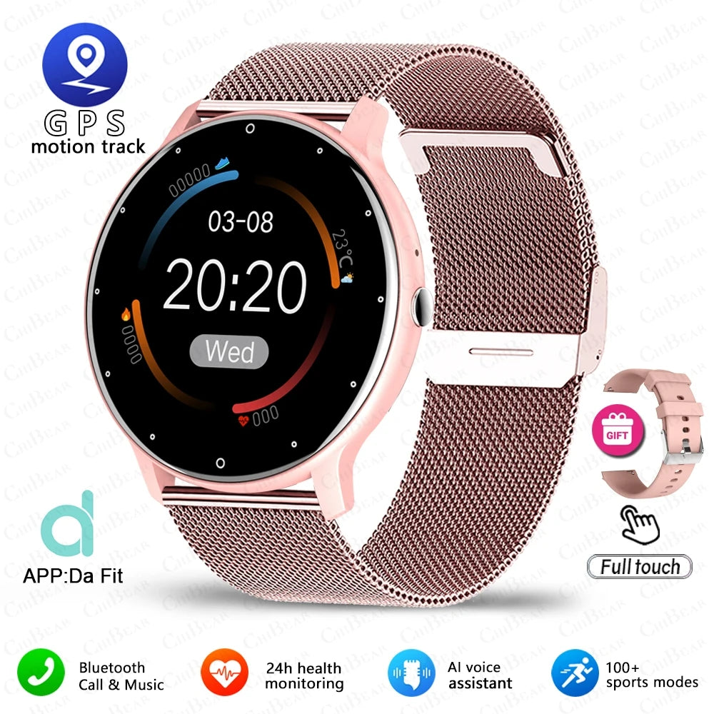 2026 Men's Ultra-Slim Smart Watch — 100+ Sports Modes AI Voice Bluetooth Smartwatch — view 13 of smart watches