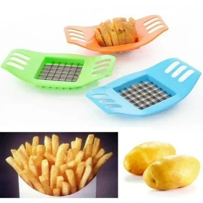 Stainless Steel Cutter, Slicer & Masher — Potato & Vegetable Fries Cutting Gadget — view 6 of kitchen gadgets