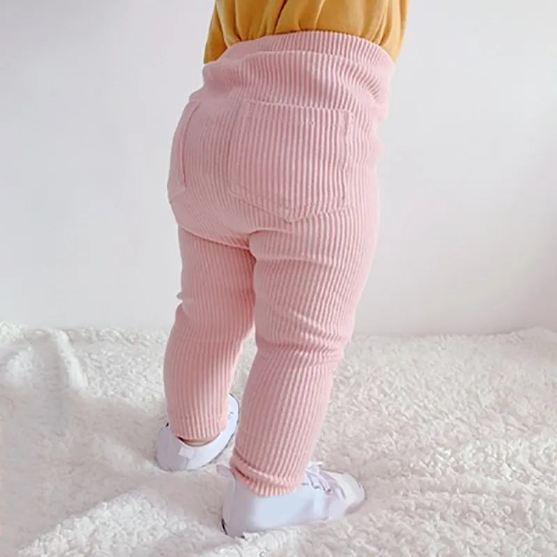 Baby Girls’ Cotton Leggings – Soft & Stretchy Pants for Spring & Autumn (2025)