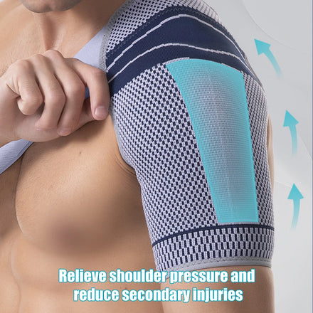Shoulder Compression Sleeve with Stabilizer — Athletic Recovery Brace — view 1 of braces & support
