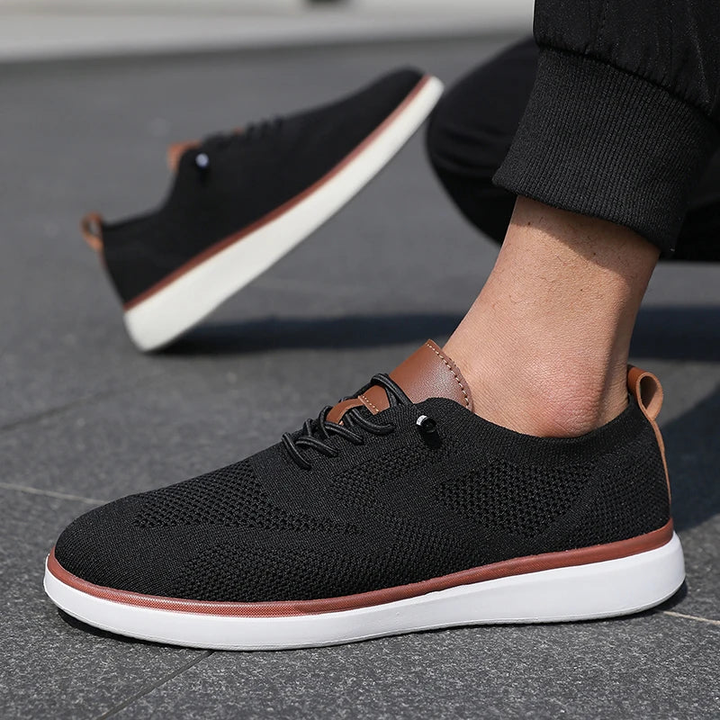 All-Season Men's Slip-On Mesh Sport Loafers — Anti-Slip Low-Cut Casual Sneakers — view 9 of flats & loafers