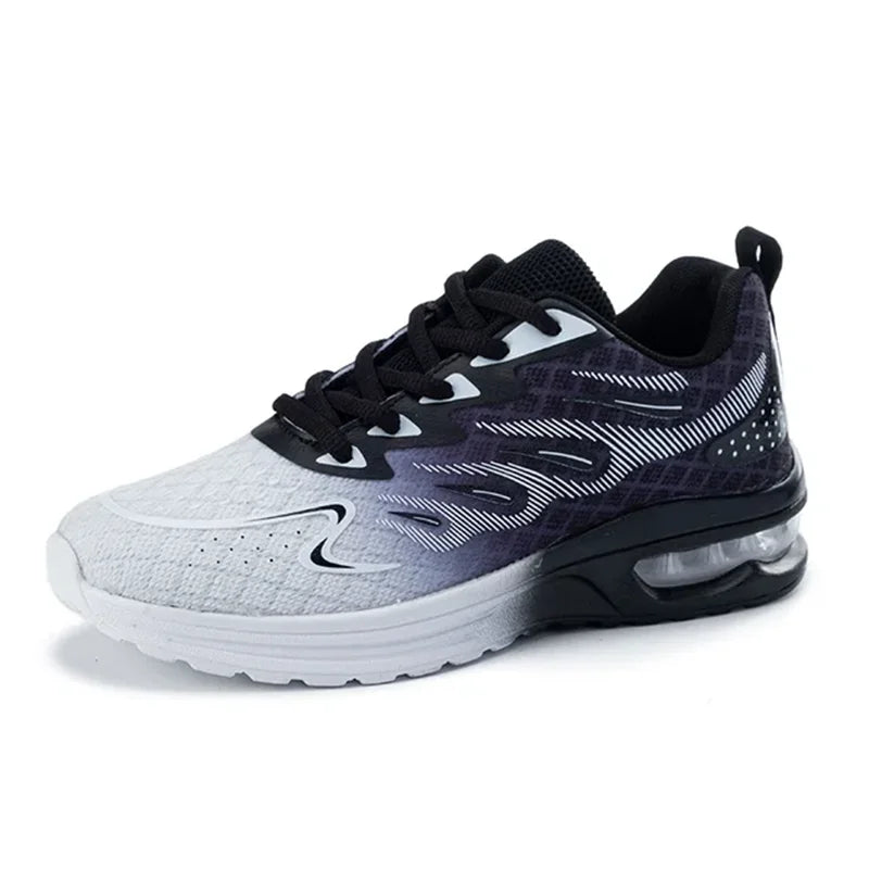 Women's Air Cushion Tennis Sneakers — Mesh Breathable Walking Sport Trainers — view 9 of sneakers