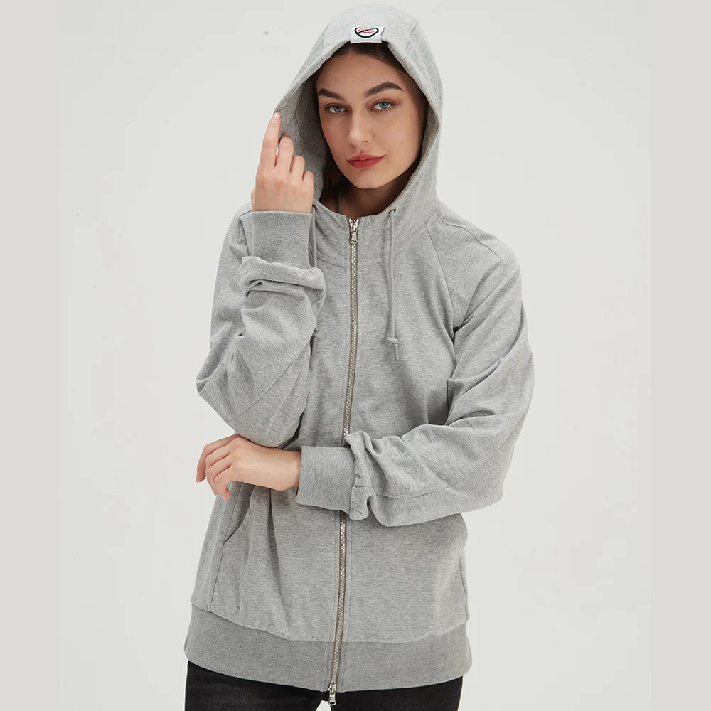 High-Protection Anti-Radiation Silver Fiber Hoodie – Advanced Shielding Wear (Grey)