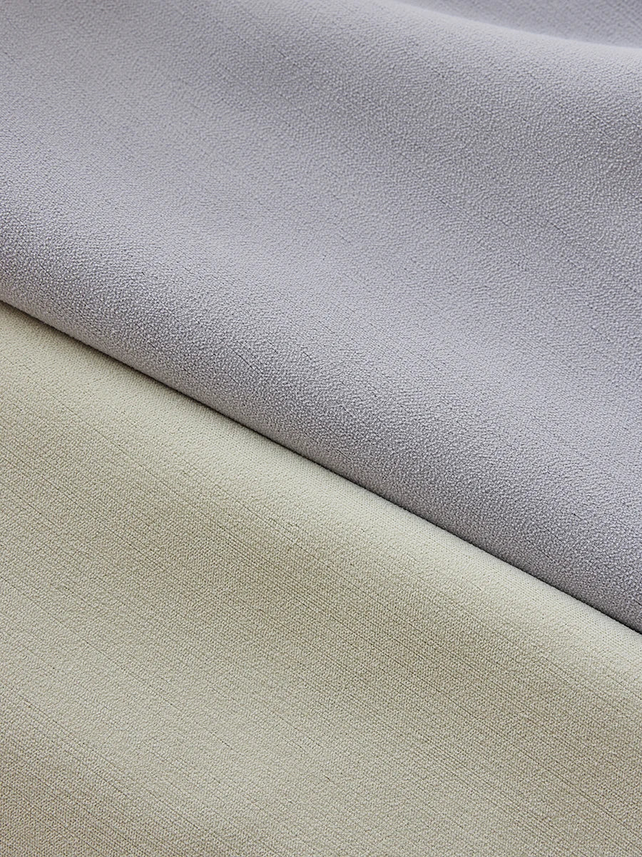 Custom curtain shading French luxury Chenille bedroom high-grade villa purple cloth blackout curtain tulle valance drape C1519