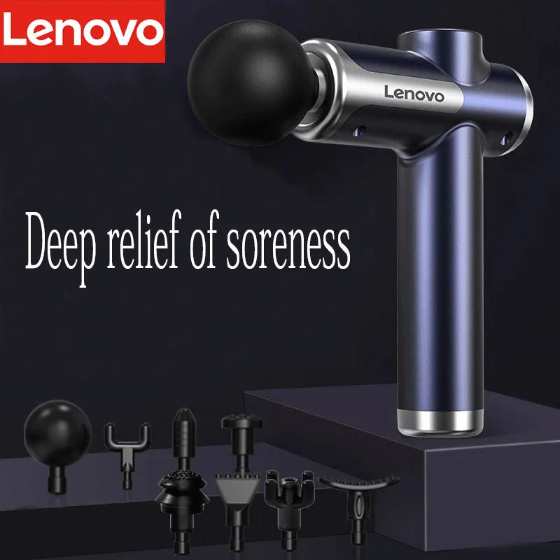 Fascia Massage Gun – Deep Muscle Relief, LED Touch Screen, 8 Heads — view 10 of sports & fitness