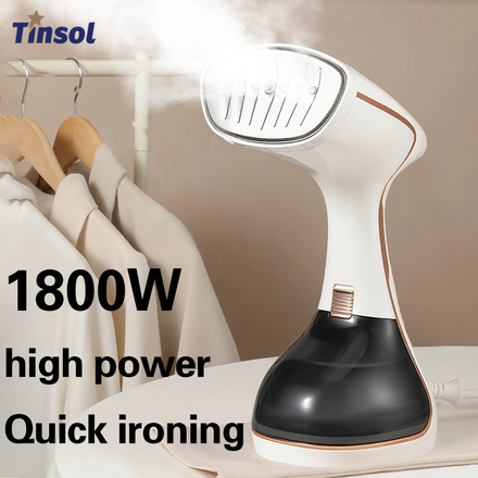 Tinsol 1800W Handheld Clothes Steamer – 15s Fast Heat, Touch Screen, 320ml Tank, 3 Gears — view 1 of home & kitchen