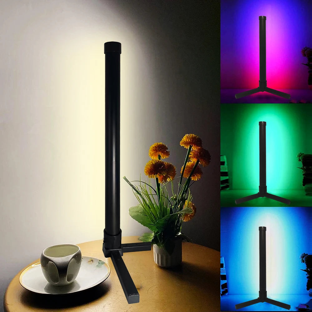 RGB LED Corner Floor Lamp — Smart Modern Music-Sync Lamp with 16 Million DIY Colors — view 7 of led & smart lighting