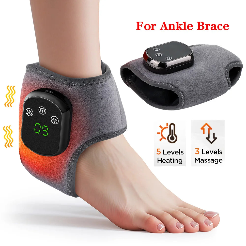 Electric Heating Wrist Guard — Vibration Massage for Carpal Tunnel Relief — view 11 of braces & support