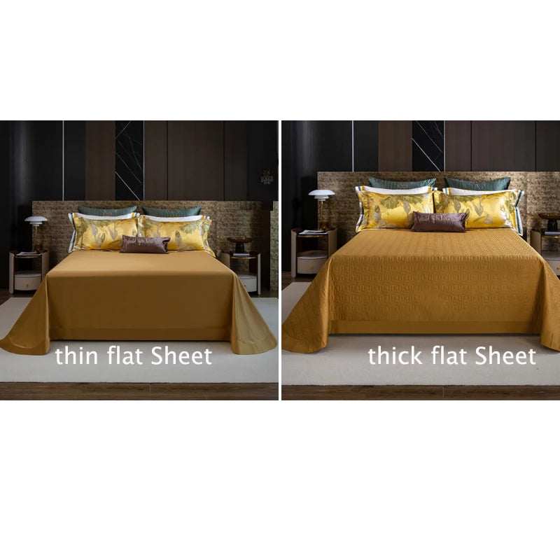Svetanya 1000TC Egyptian Cotton Jacquard Bedding Set Queen King Size Bedlinens Comforter Cover Sheet Pillowcase Underwear