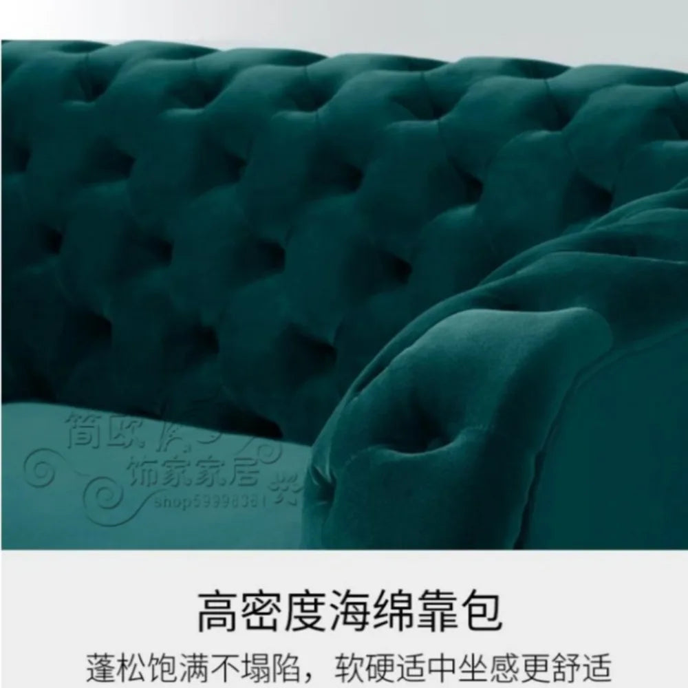 Vintage Living Room Sofa Green Christmas Organizer Unusual European Couch Lounge Ergonomic Sofa Inflavel Living Room Furniture
