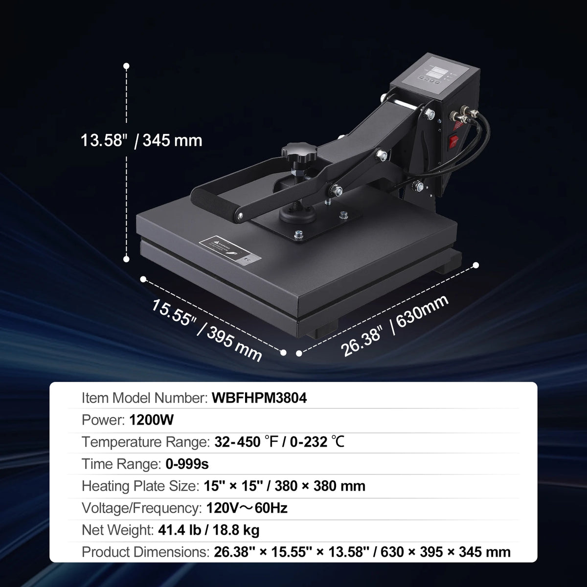 Heat Press Machine 15" x 15" /16" x 20" /16" x 24" Sublimation Printer — view 9 of electronics & gadgets