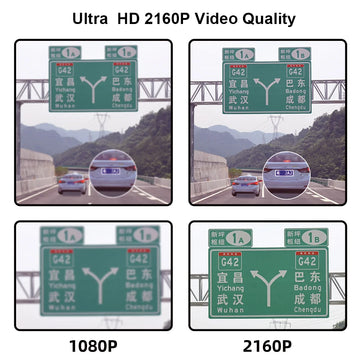 4K Dual Dash Cam with WiFi & GPS – 4K Front + 1080P Rear Night Vision Car DVR Black Box — view 2 of electronics & gadgets