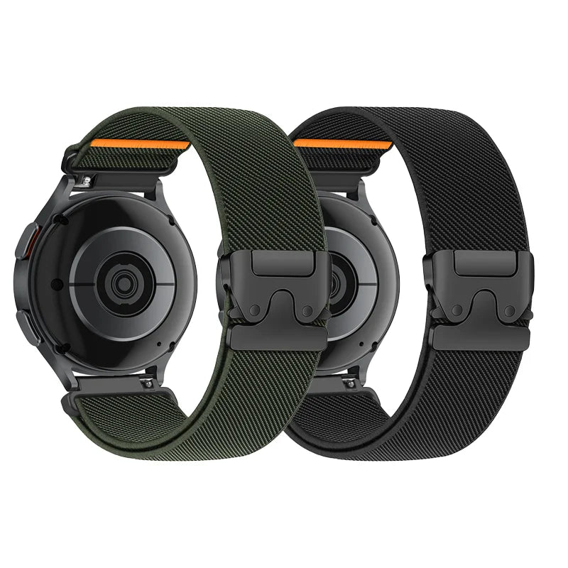 Universal Quick-Release Nylon Watch Straps — 18/20/22mm Soft Sport Band