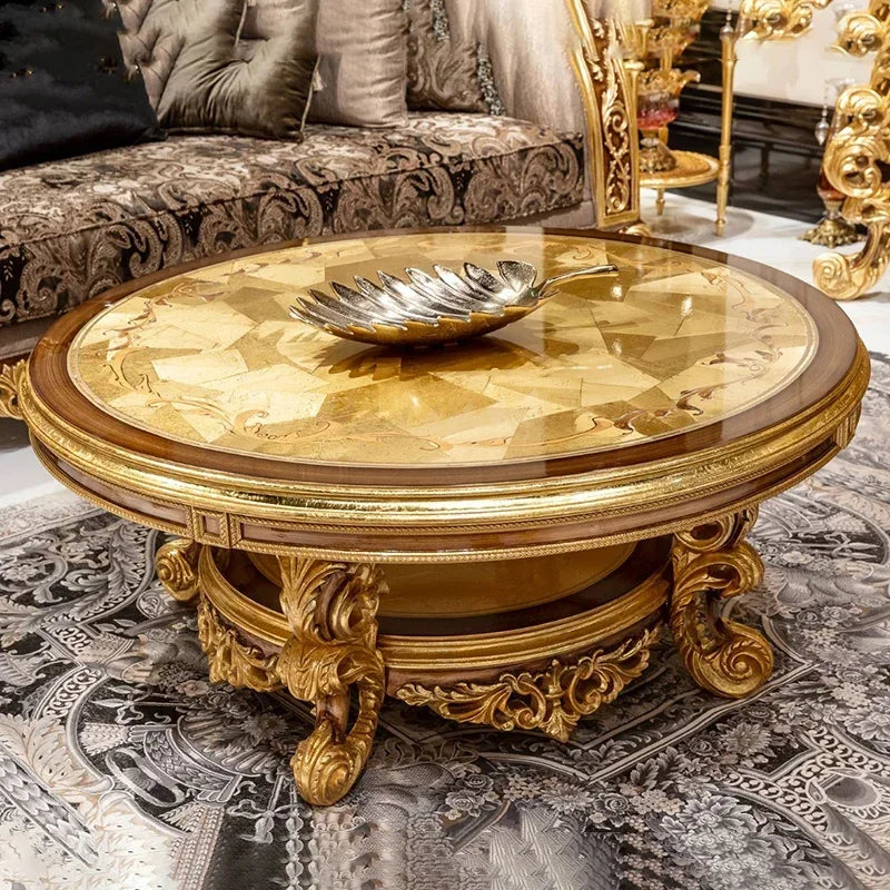 European Luxury Cloth Sofa – Turkish-Inspired Villa Living Room Furniture