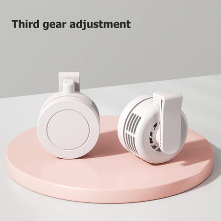Vaneless Clip-On Camping Fan — 3-Speed Bladeless USB Air Cooler — view 1 of outdoor sports