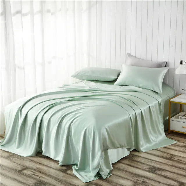Super Soft and Fresh Feeling Twin Size/Queen Size/King Size Silk Bedding Set