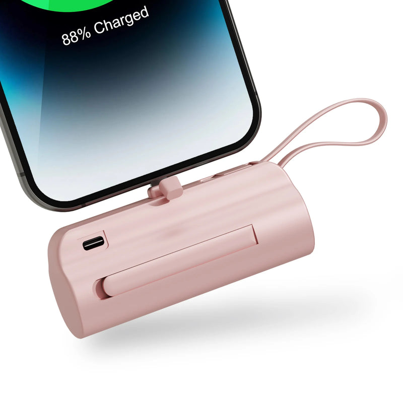 Mini Capsule 4500mAh Power Bank for iPhone 15/16 Lipstick-Sized Dual USB-C — view 1 of power banks