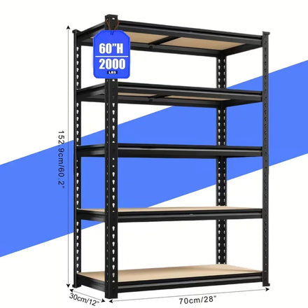 Heavy-Duty Garage Shelving Unit, 2000 lb Capacity Storage Shelf — product photo 1