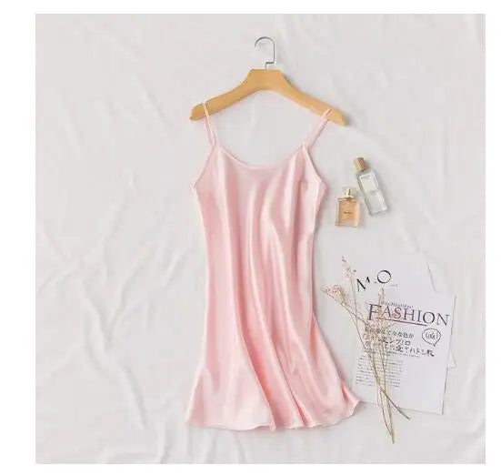 Bride & Bridesmaid Robe with Lettering – Sling Cami Dress Wedding Gift for Bride, Mother, or Sister