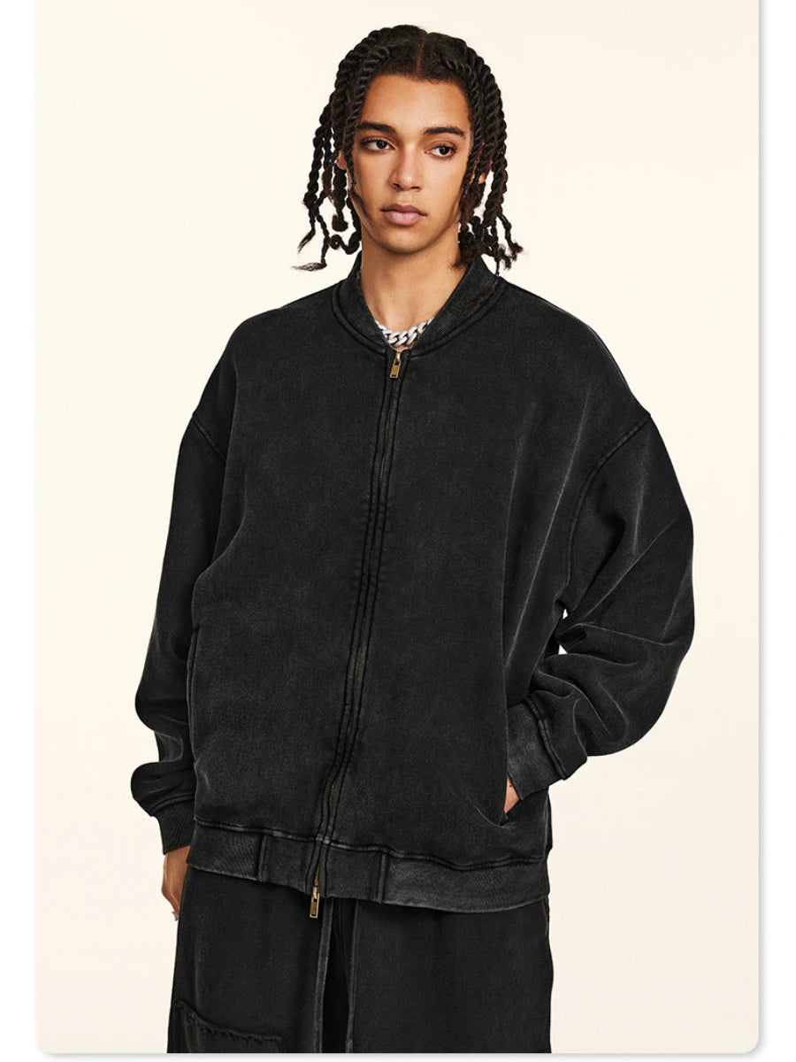 Oversized Couple Sweatshirt Hoodie Set – Thick Warm Fleece for Autumn & Winter