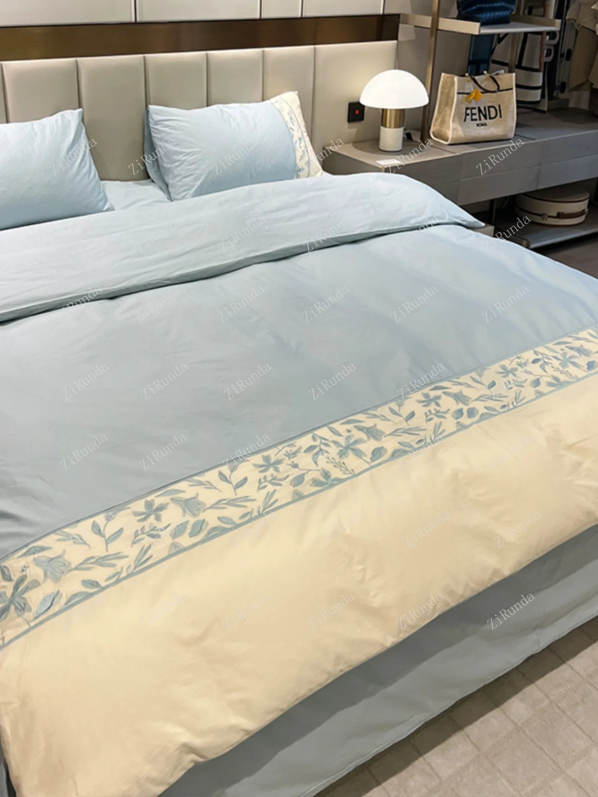 *Home textile four-piece set of pure cotton bedding light luxury style