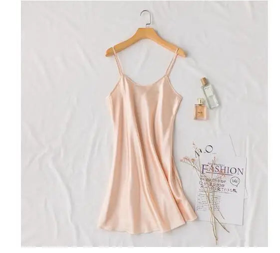 Bride & Bridesmaid Robe with Lettering – Sling Cami Dress Wedding Gift for Bride, Mother, or Sister