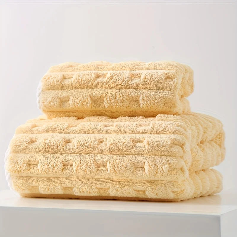 Bath Towels Coral Velvet Cloud — Thickened Enlarged Soft Quick-Dry Individually Packaged — view 8 of bath & towels