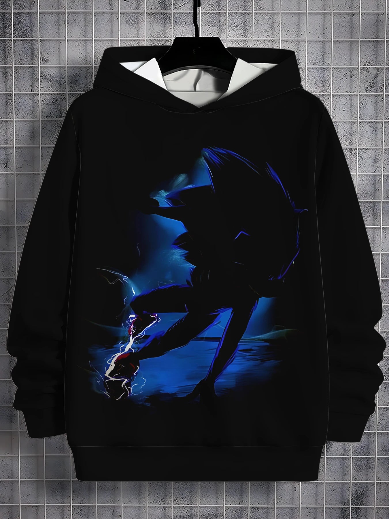 S-Sonic the Hedgehog 3D Print Hoodie – Unisex All-Season Casual Sweatshirt for Boys & Girls