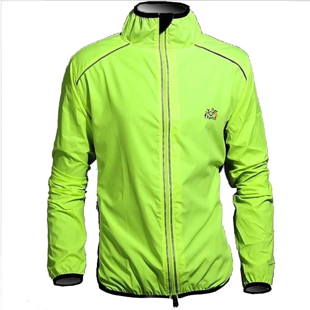 Reflective Men’s Running & Cycling Windbreaker — Waterproof MTB Bike Jacket — view 8 of sports & fitness