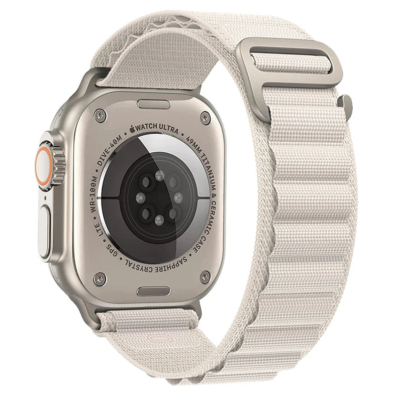 Alpine Loop Strap for Apple Watch Ultra — Nylon Hook Band 42/45/46/49mm