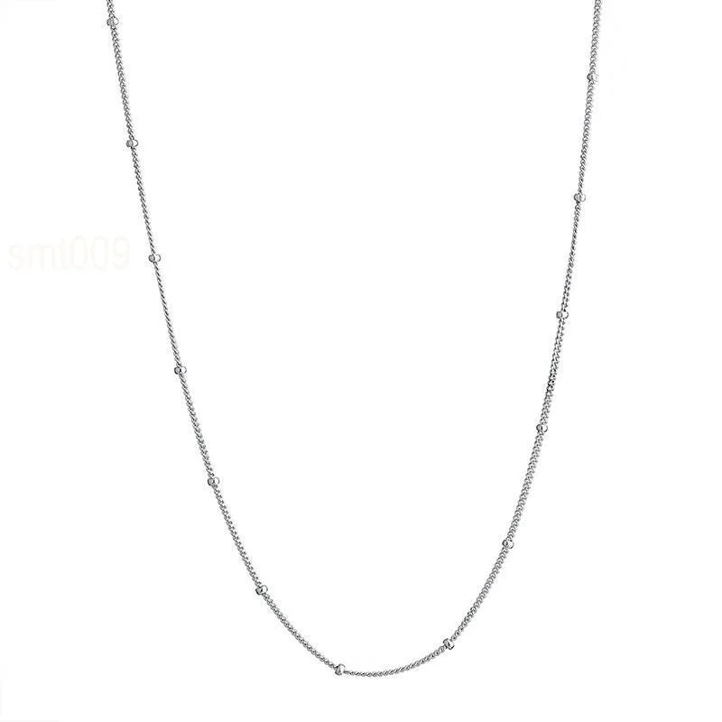 Pearl Baroque Clavicle Chain Necklace — Minimalist Faux Pearl Vintage Accessory — view 6 of necklaces