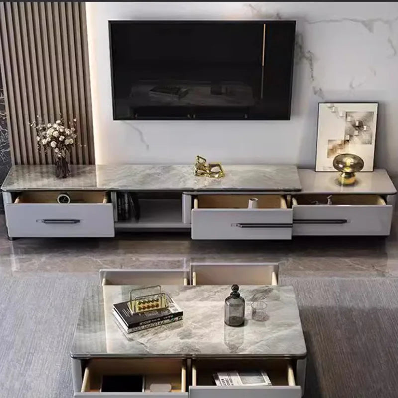 Simple Large Tv Cabinet Gray Wooden European Modern Tv Cabinet Television Stands Muebles Salon Moderno Living Room Furniture