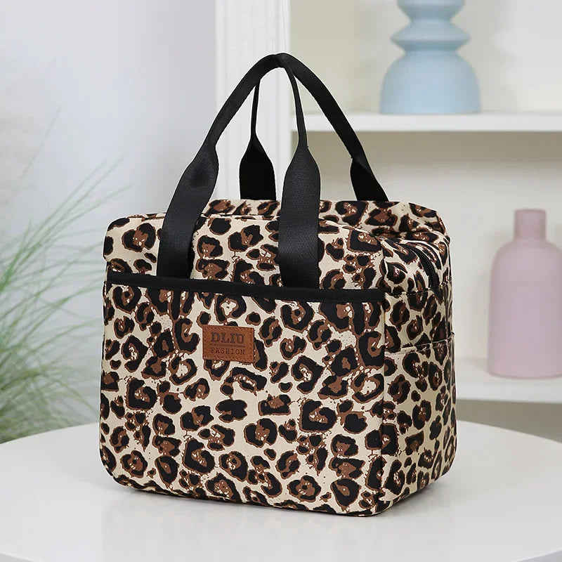 Thickened Nylon Insulated Lunch Bag - Heavy-Duty Lunch Box Carrier for School & Work — view 9 of lunch bags
