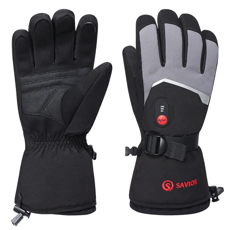 Savior Heat Heated Ski Mittens Winter — Rechargeable Battery Heated Gloves for Men & Women — view 11 of gloves