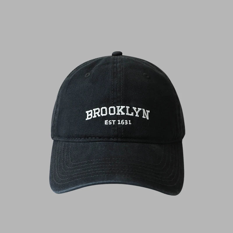 JK Korean Letters Embroidered Baseball Cap — K-Fashion Streetwear Hip-Hop Dad Trucker Hat — view 9 of hats & caps