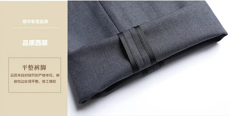 2024 Two-button Suit for Men (suit + Trousers) Handsome Slim-fit Business Professional Work Formal Two-piece Set S-6XL