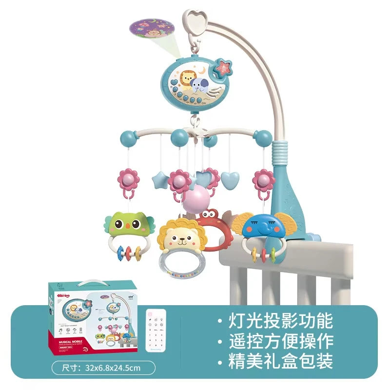 Musical Baby Crib Mobile with Light Projector - Lullaby Nursery Soother — view 8 of baby mobiles