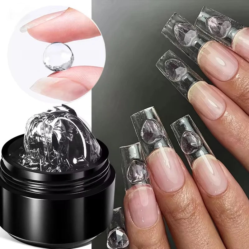 AWStorG 5PCS Nail Extension Gel Set – UV Builder Gel for Nail Sculpting, Carving & Flower Nail Art — view 6 of beauty & personal care