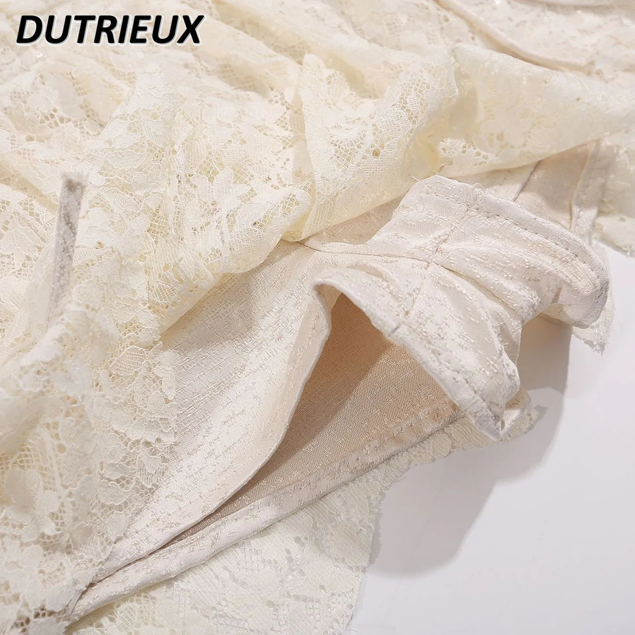 Sweet Cute Fashion Spring and Summer Women's Mini Skirts 2024 New Lace Girl Simple Elegant Short