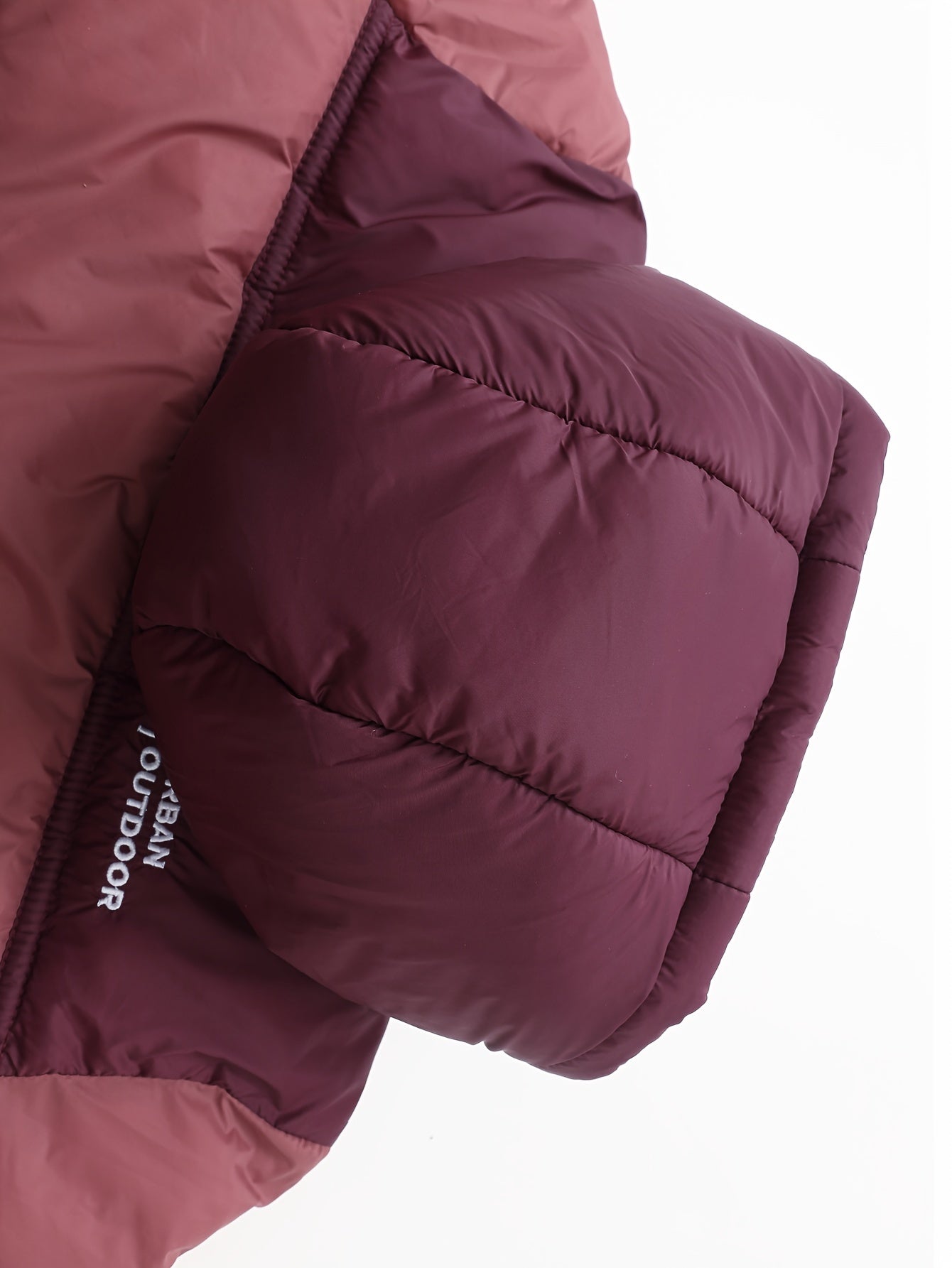 Unisex Kids Casual Hooded Puffer Jacket Solid Color with Pockets - Loose Fit Polyester Fiber Filled Warm Snow Coat for Boys and Girls, Non-Stretch Woven Fabric