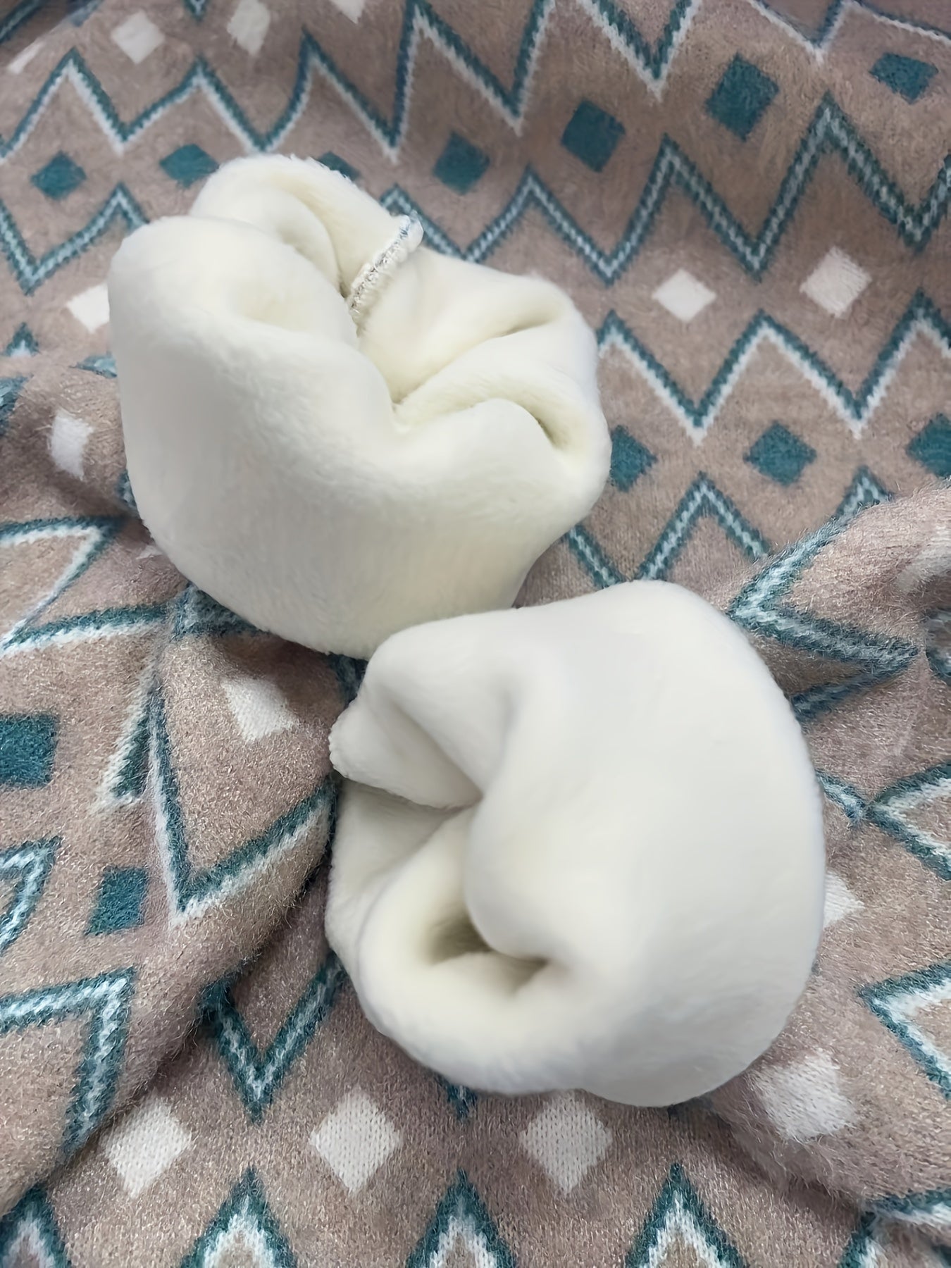 Thermal Stylish Argyle Knitted Sweater For Girls, Soft Fluffy Long Sleeve Mock Neck Jumper Top