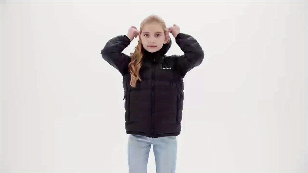 Girls' heated jacket Includes battery