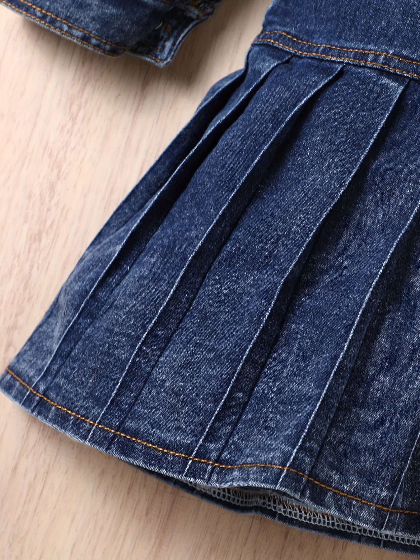 Girls' Elegant Cotton-Lined Midi Dress with Lantern Sleeves & Pleated Skirt - Complete with Trendy Bow Belt for Fall/Winter