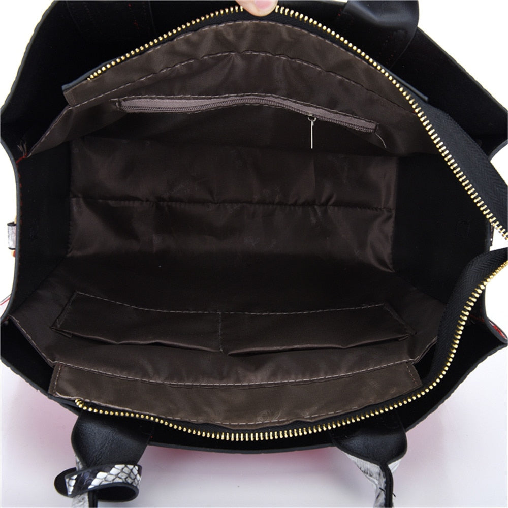 Fashion Sequined Letter Tassel Handbag for Women High Quality