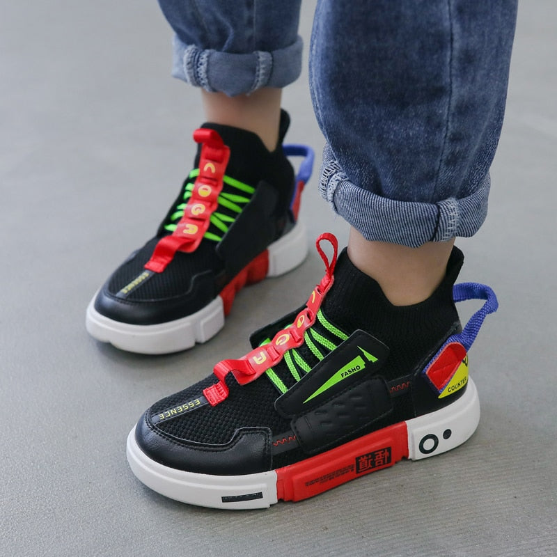 2022 Spring Kids Sport Shoes For Boys Sneakers Boy Breathable