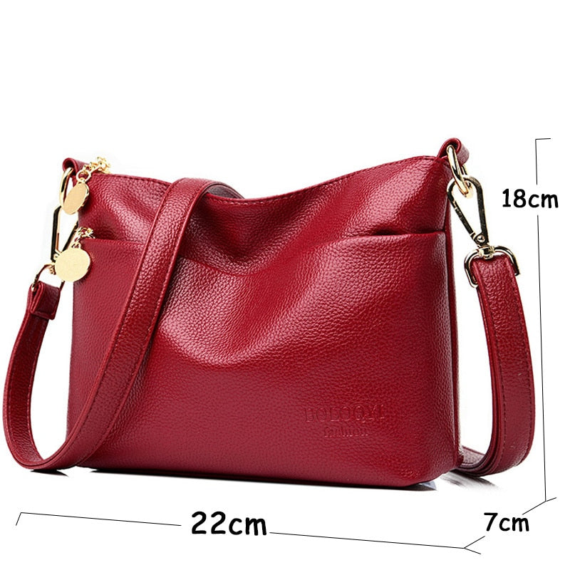 Women Messenger crossbody bags for women Soft Leather bags handbags women