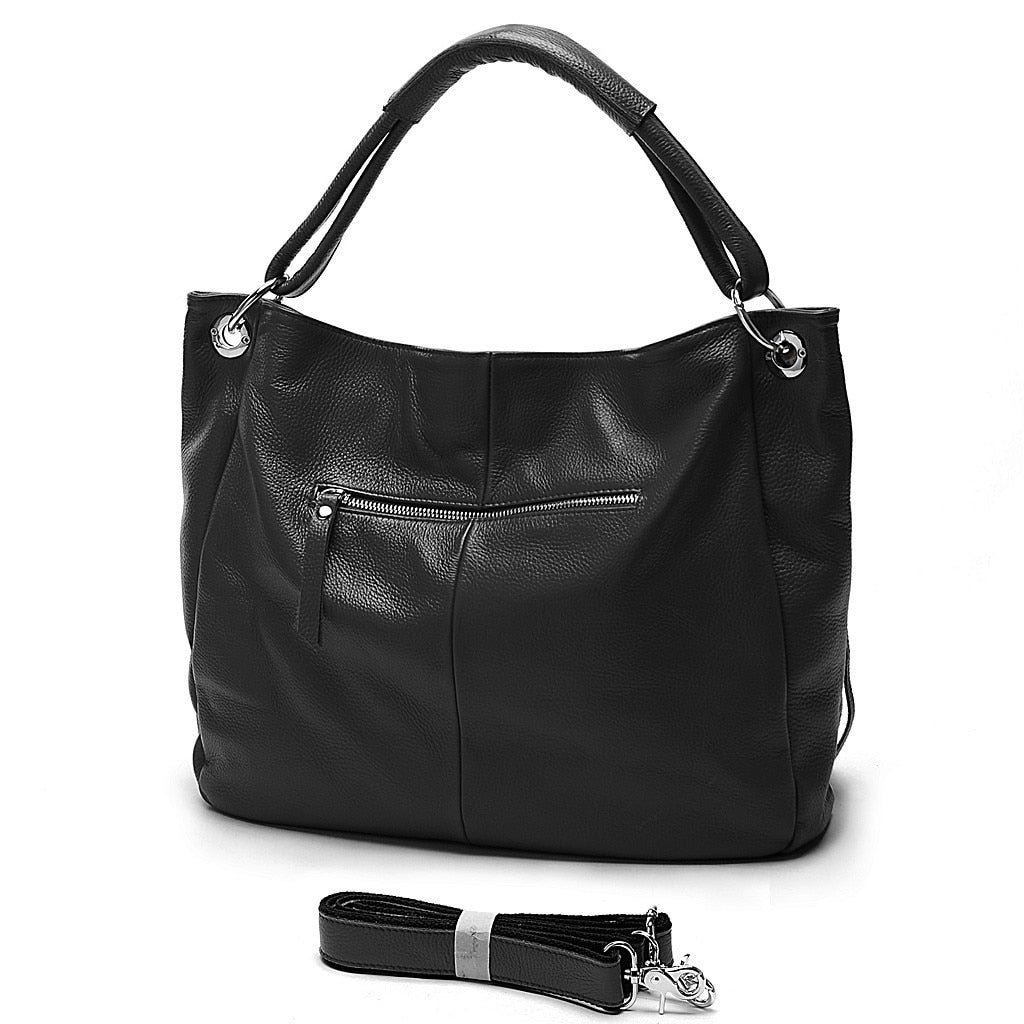 Zency 100% Soft Genuine Leather Tassel Women's Handbag