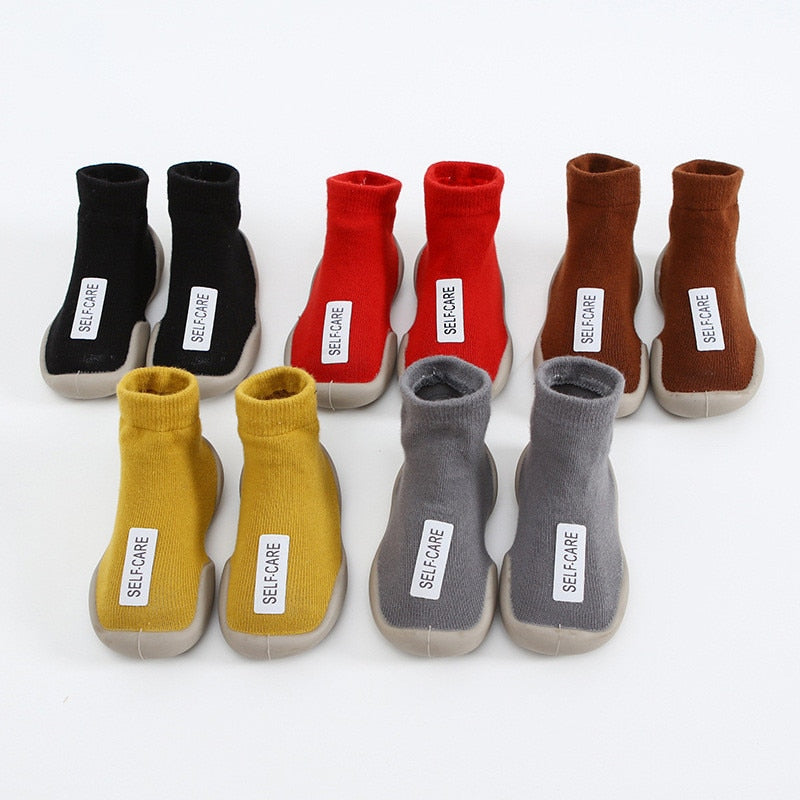 Baby Boys’ & Girls’ Non-Skid Moccasins – Toddler Indoor Floor Slippers